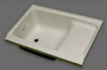Specialty Recreation ST2436PL Bath Step Tub Left Hand Drain Parchment 24x36 - Top Angle | United RV Parts