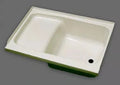 Specialty Recreation ST2440PR Parchment Bath Step Tub Right Hand Drain 24x40 - Top Angle | United RV Parts