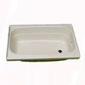 Specialty Recreation BT2440WL White Acrylic RV Bath Tub Left Hand Drain 24x40 - Top Angle | United RV Parts