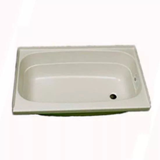 Specialty Recreation BT2438WR White Acrylic RV Bath Tub Right Hand Drain 24x38 - Top Angle | United RV Parts