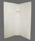 Parchment Specialty Recreation Neo Shower Wall NSW3434P Corner View | United RV Parts