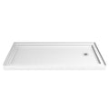 White Specialty Recreation SP2438WC Shower Pan Center Drain 24x38 - Top View | United RV Parts