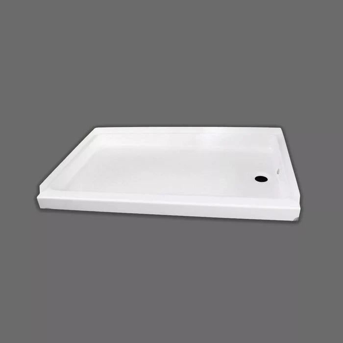 Specialty Recreation | Shower Pan | SP2424W | White | 24 x 24 - Angle View | United RV Parts