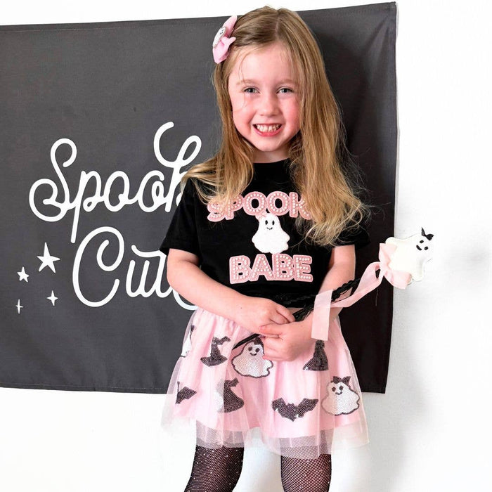 Spooky Babe Patch T-Shirt (Infant)