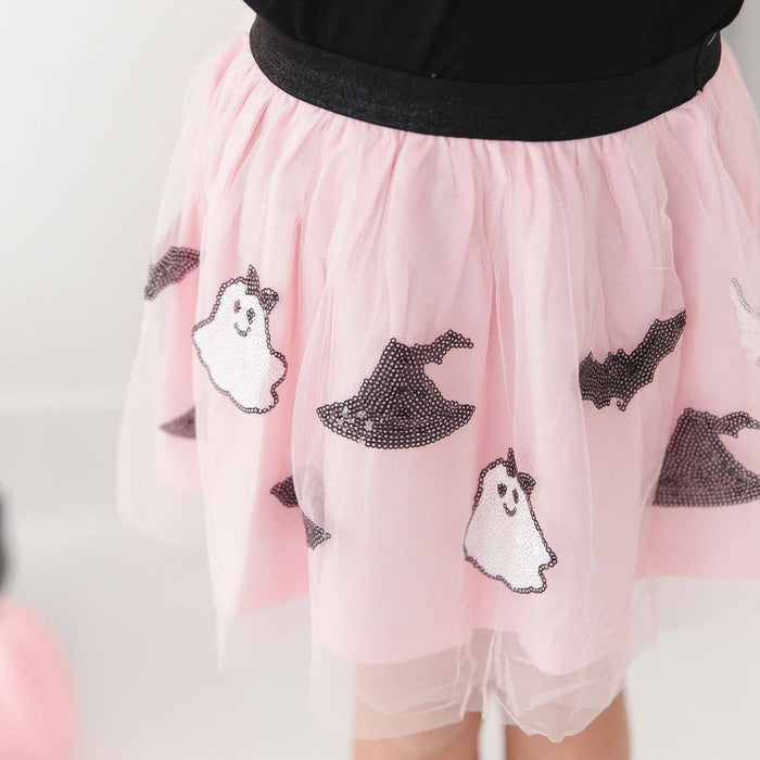 Spooky Babe Sequin Tutu Skirt
