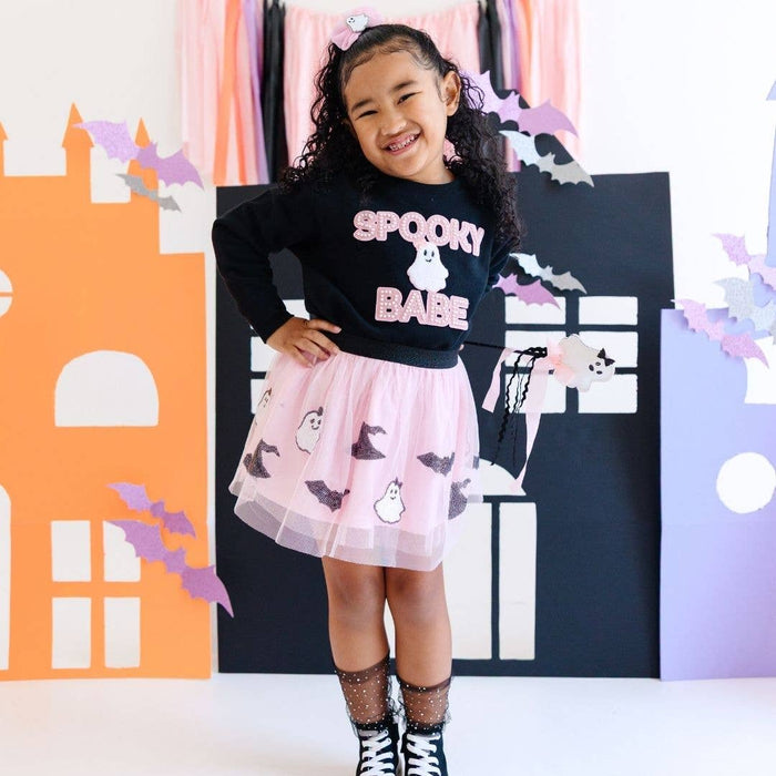 Spooky Babe Sequin Tutu Skirt