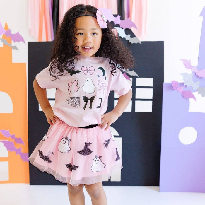 Spooky Babe Sequin Tutu Skirt