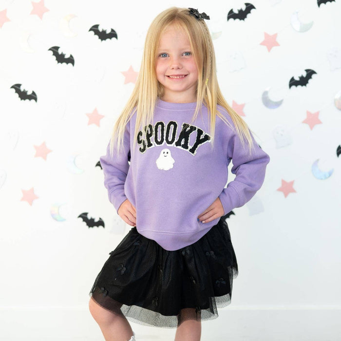 Spooky Ghost Patch Sweatshirt