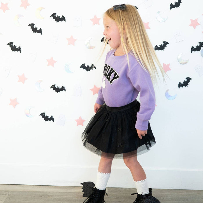 Spooky Ghost Patch Sweatshirt