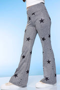 Steel Black Stars Simply Soft Luxe Flare Legging