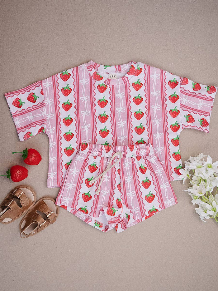 Strawberry Shorts Set (Infant)