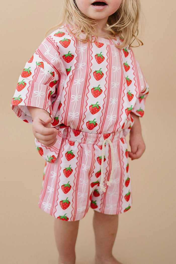 Strawberry Shorts Set
