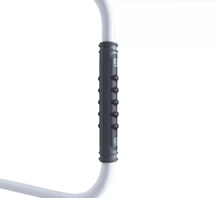 Black Rubber Lend-A-Hand RV Grip - Close-Up Detail | United RV Parts