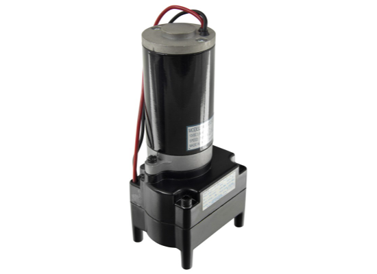 Black Landing Gear Motor Assembly - Front Angle View | United RV Parts