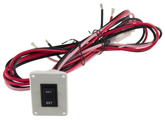 RV Landing Gear Control Switch with Wiring Harness - Close Up | United RV Parts