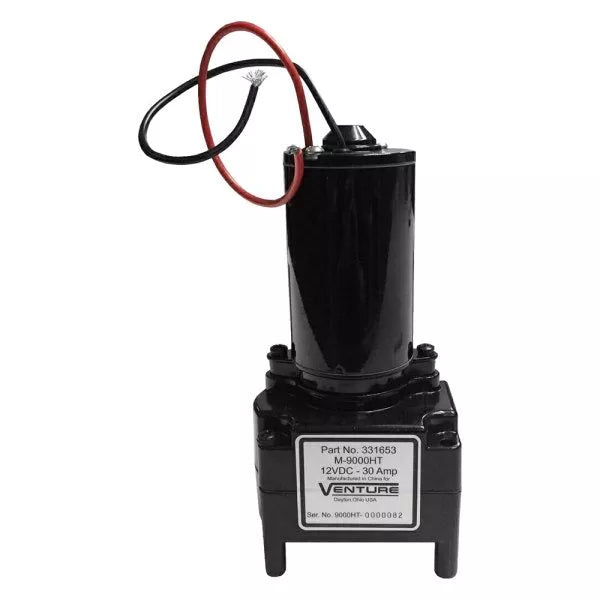 Black Stromberg Carlson LG-196308 Electric Landing Gear Motor - Side View | United RV Parts