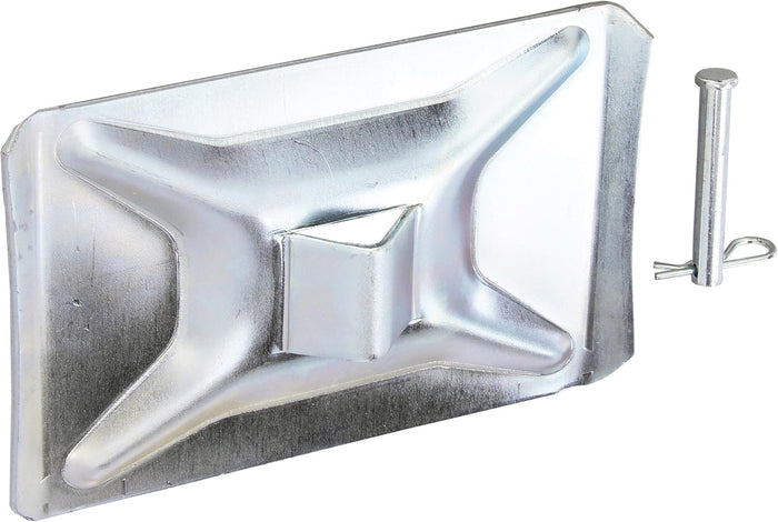 Stromberg Carlson LCI Landing Gear Foot Rectangle Metal Plate - Alternate Angle | United RV Parts