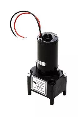 Black Stromberg Carlson LG-142178 Landing Gear Motor - Side View | United RV Parts
