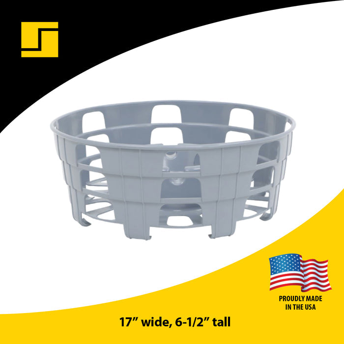 Gray RV Water Hose Caddy - Side Profile | United RV Parts
