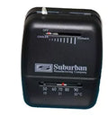Black Suburban Heat Only Wall Furnace Thermostat 161210 - Front View | United RV Parts