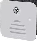 White Suburban RV Water Heater Access Door 6285APW ST-42 ST-60 - Angled View | United RV Parts