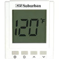 White Suburban Digital Water Heater Control Center 161291 120°F Display - Front View | United RV Parts