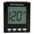 Black Suburban Water Heater Digital Control Center 161292 162292 - Front View | United RV Parts