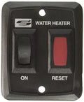 Suburban Water Heater On/Off Wall Switch 232229 620005 234229 Black - Front View | United RV Parts