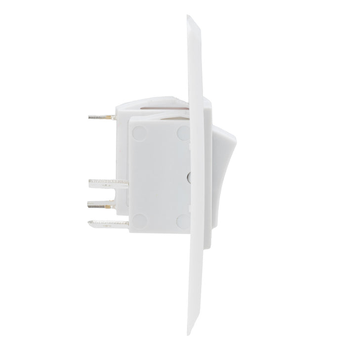 White Suburban Water Heater Wall Switch - Side Profile | United RV Parts