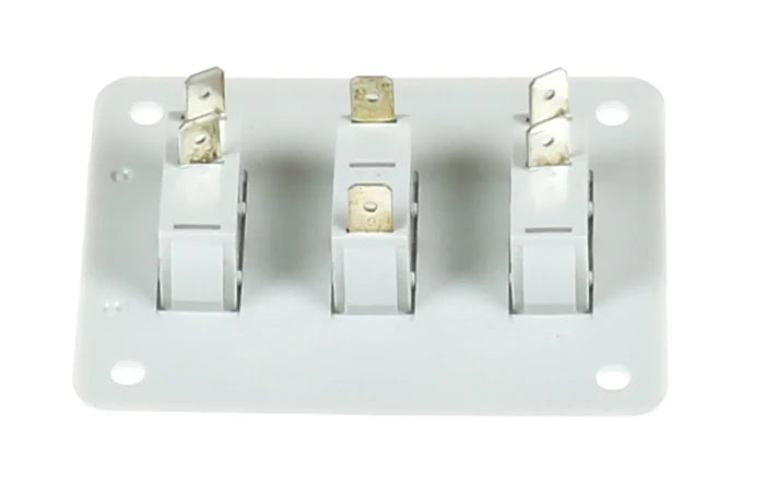 White RV Water Heater Wall Switch - Back View Terminal Detail | United RV Parts