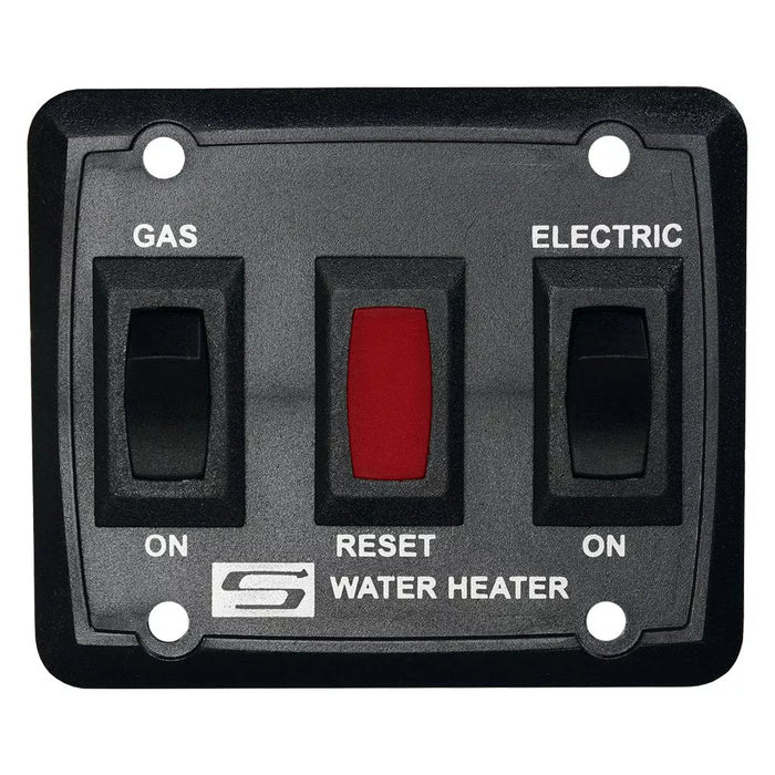 Suburban 233111 Water Heater On/Off Wall Switch DEL Models Black - Front View | United RV Parts
