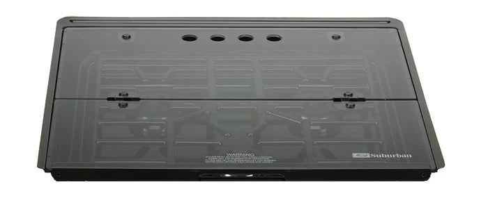 Smoked Glass Bi-Fold RV Stove Cover - Top View Detail | United RV Parts