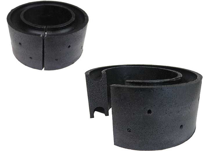 Black Microcellular Foam Coil SumoSprings - Assembled and Unrolled Material Detail | United RV Parts