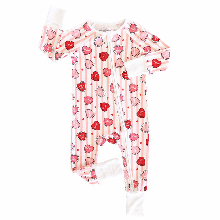 Sweet Like Candy Convertible Zip Romper in Pink
