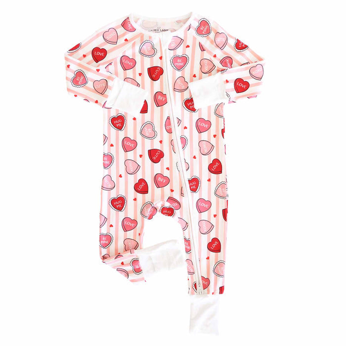 Sweet Like Candy Convertible Zip Romper in Pink