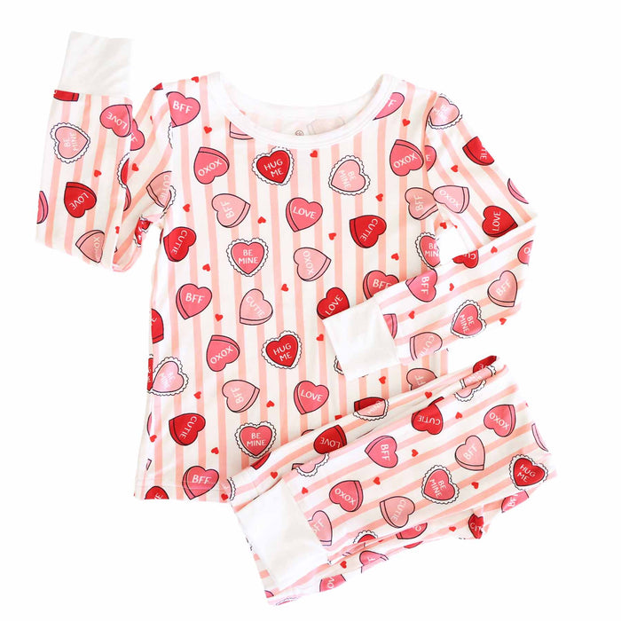 Sweet Like Candy Pajama Set in Pink