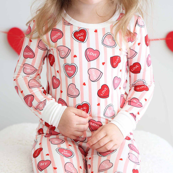 Sweet Like Candy Pajama Set in Pink