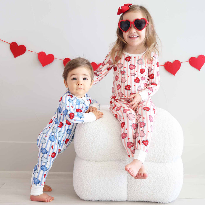 Sweet Like Candy Pajama Set in Pink