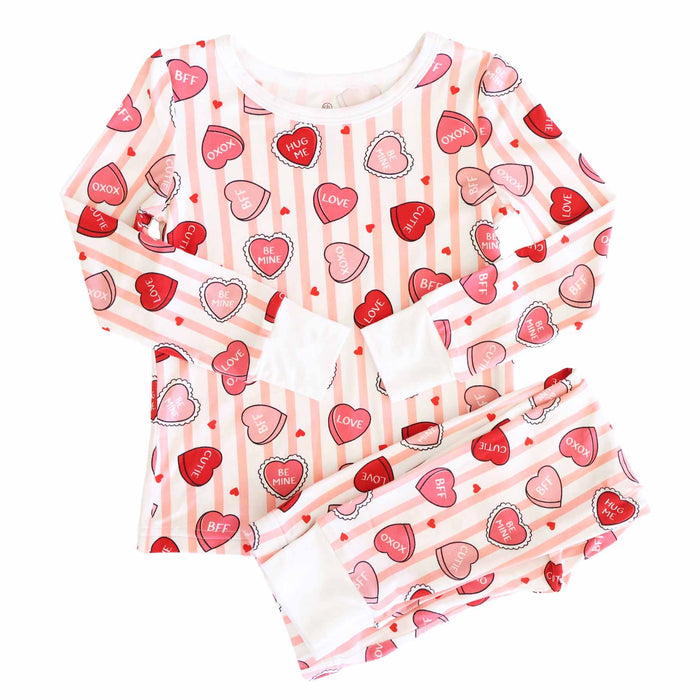 Sweet Like Candy Pajama Set in Pink