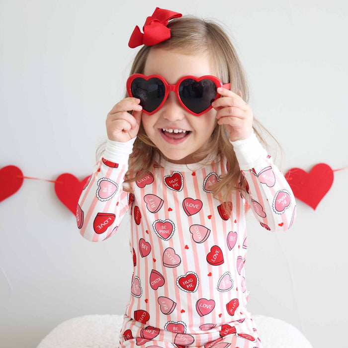 Sweet Like Candy Pajama Set in Pink