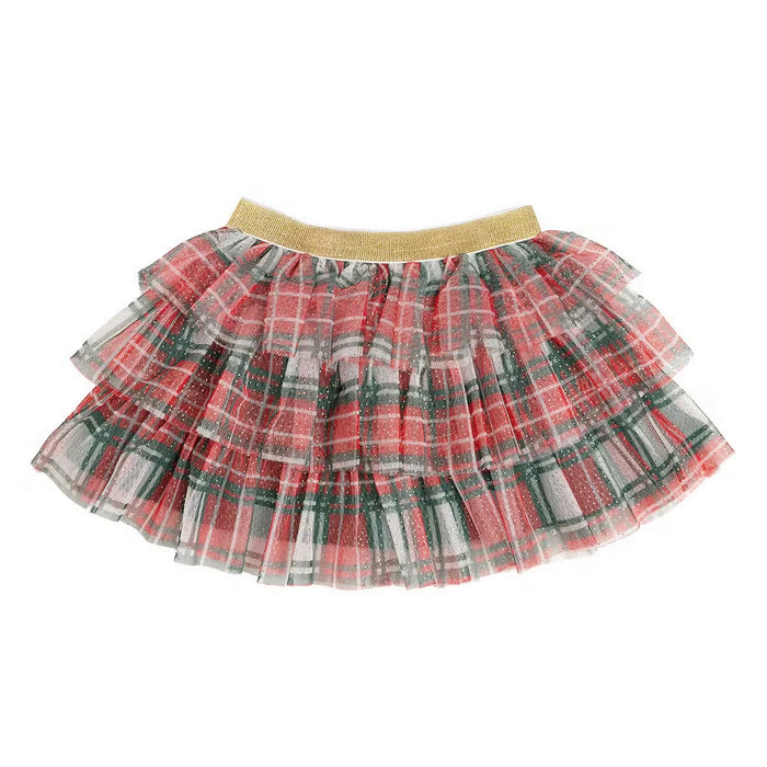 Sweet Wink Christmas Plaid Tutu