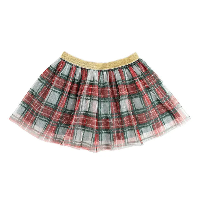 Sweet Wink Christmas Plaid Tutu