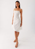 Tamar Midi Dress White 5 Peppermayo