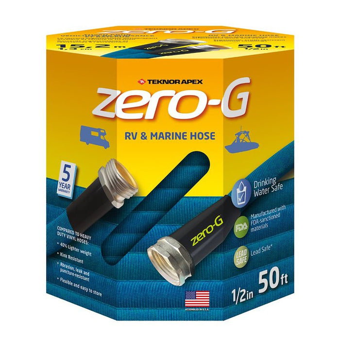 Teknor Apex Zero-G RV Marine Hose 50ft Package - Front View | United RV Parts