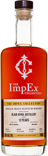 The ImpEx Collection Blair Athol Distillery 2011 13 Year Old Single Malt Whisky 750ml