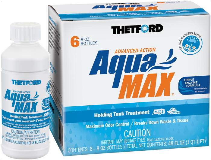 Thetford AquaMax Spring Showers 6-Pack with Single Bottle - Product View | United RV Parts