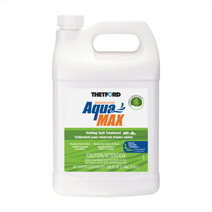 Thetford AquaMax Summer Cypress 1-Gallon RV Black Water Tank Treatment - Front View | United RV Parts