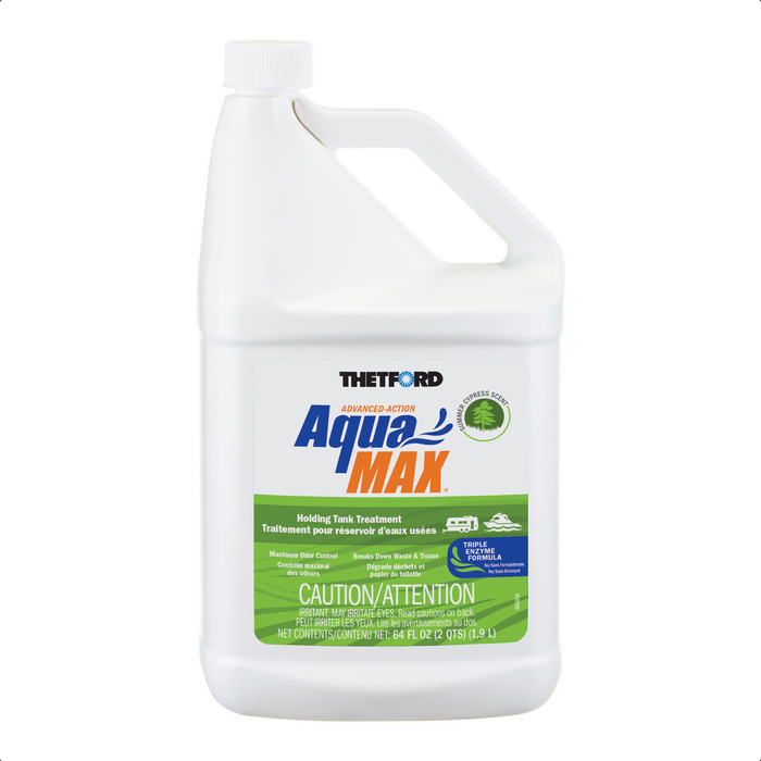 Thetford AquaMax Summer Cypress 64 oz RV Black Water Holding Tank Treatment - Front View | United RV Parts