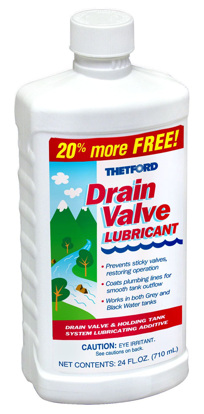 Thetford Drain Valve Lubricant 24oz Bottle - Front View | United RV Parts