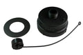 Black Thetford Sani-Con Sewer Hose Nozzle Cap 97514 - Component View | United RV Parts